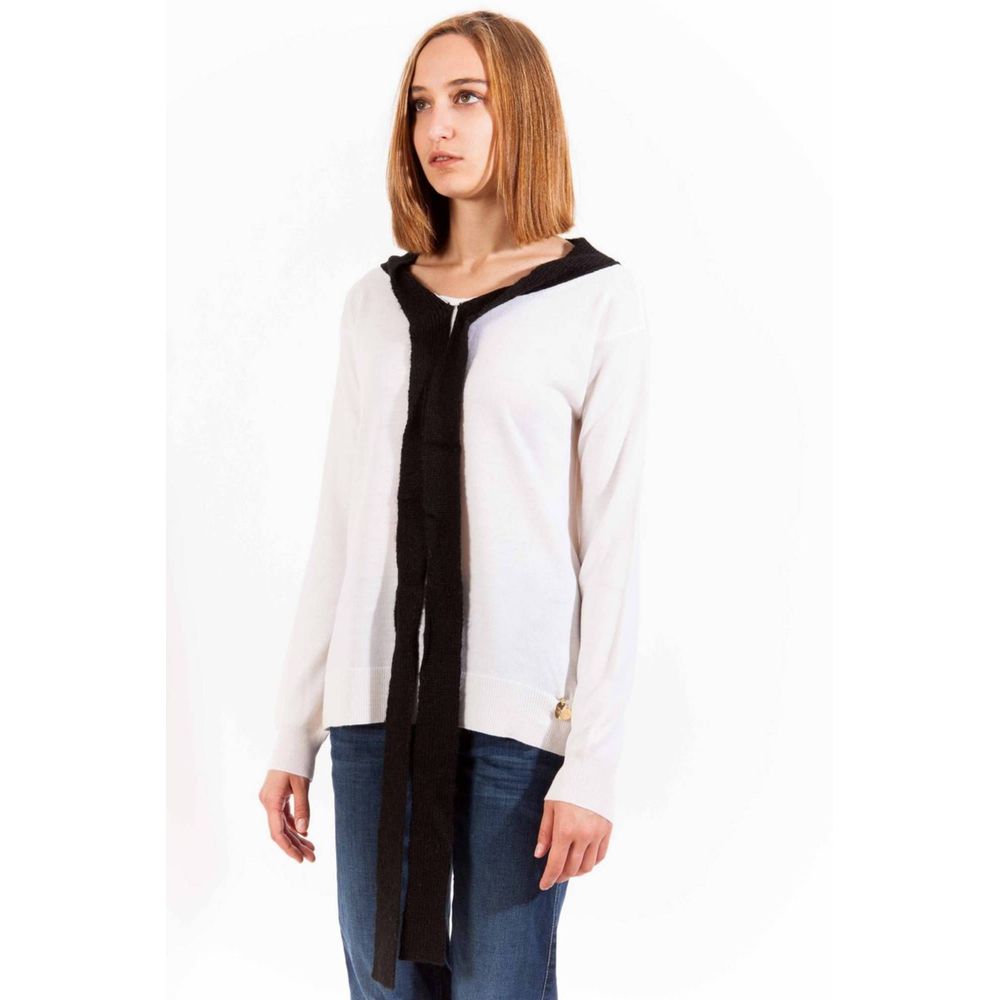 Love Moschino Women's White Wool Sweater