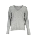 U.S. POLO ASSN. Silberner Pullover aus Wolle für Frauen