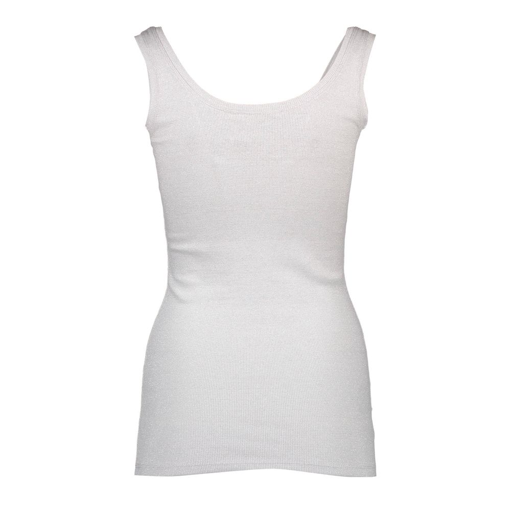 Silvian Heach Women's White Cotton Top