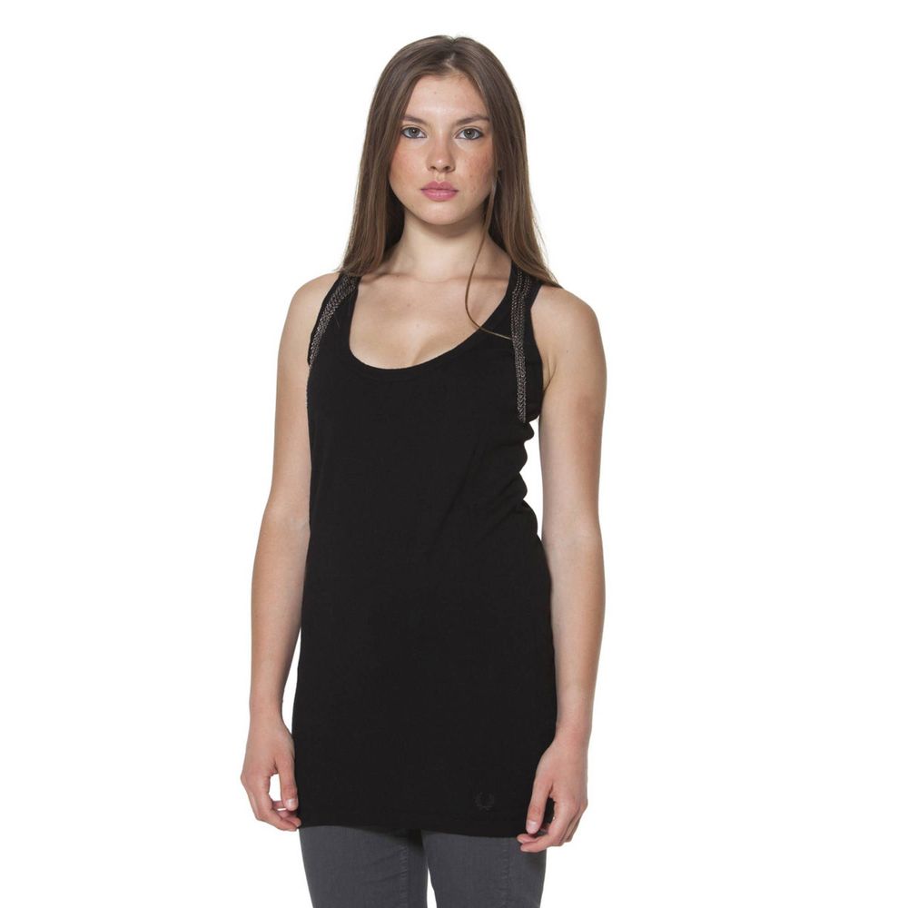 Fred Perry Women's Black Wool T-Shirt
