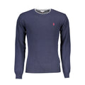 U.S. POLO ASSN. Men's Blue Wool Sweater