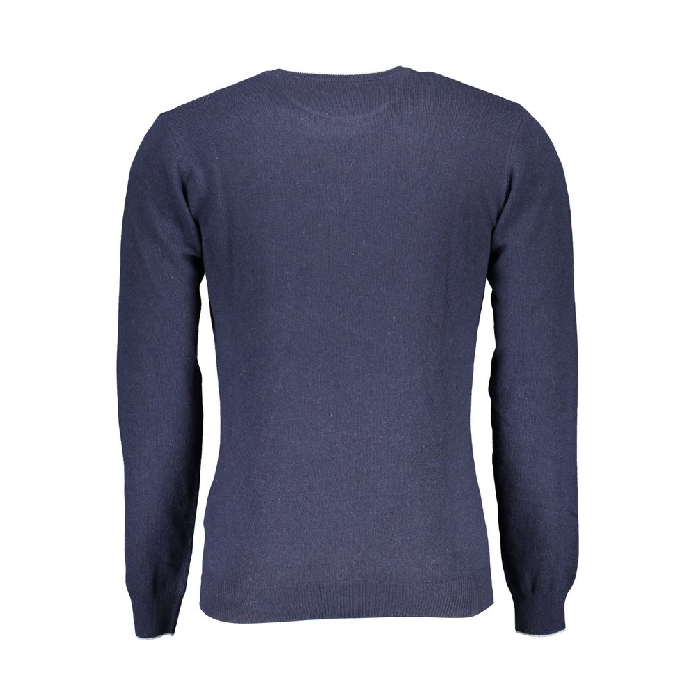 U.S. POLO ASSN. Men's Blue Wool Sweater
