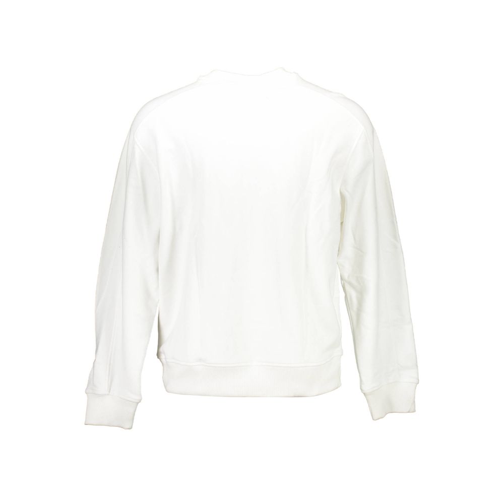Calvin Klein Weißer Baumwollpullover für Männer