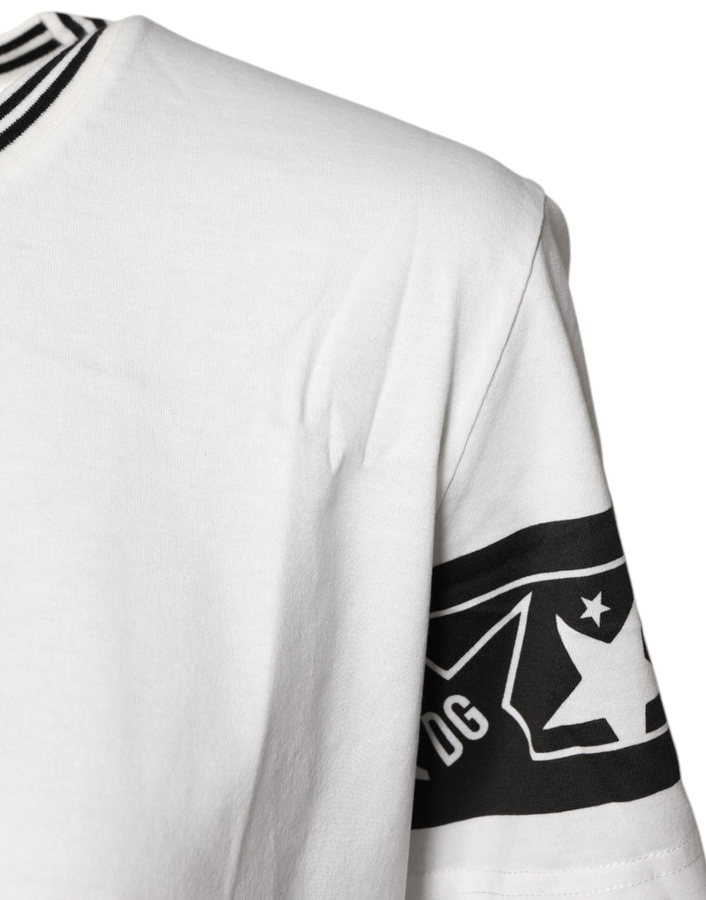 Dolce & Gabbana White #DGMillennials Cotton Crew-Neck T-Shirt