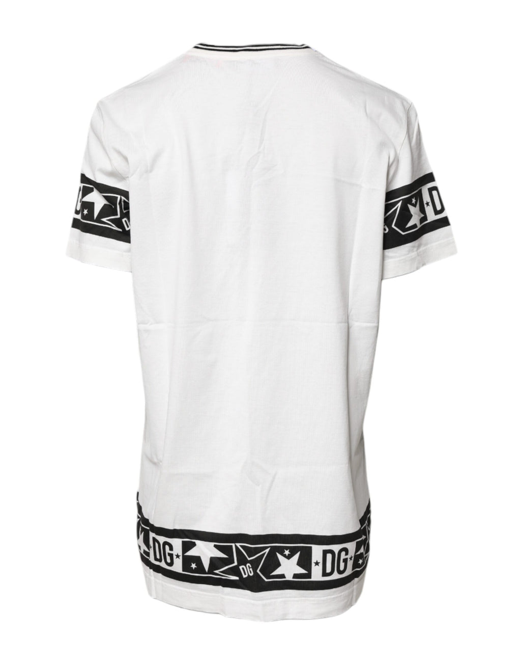 Dolce & Gabbana White #DGMillennials Cotton Crew-Neck T-Shirt