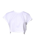 Dolce & Gabbana White Crew-Neck Cotton T-Shirt