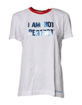 Dolce & Gabbana White Cotton Crew-Neck T-Shirt with Graphic Print