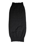 Dolce & Gabbana Schwarzer Kaschmir Strick-Halswärmer Foulard-Schal