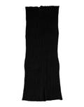 Dolce & Gabbana Schwarzer Kaschmir Strick-Halswärmer Foulard-Schal