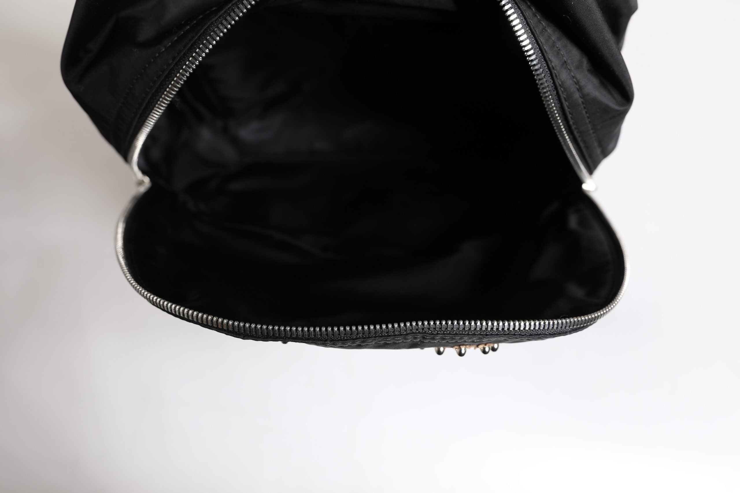 Dolce & Gabbana Black Nylon #DGFAMILY Embellished VULCANO Backpack Bag