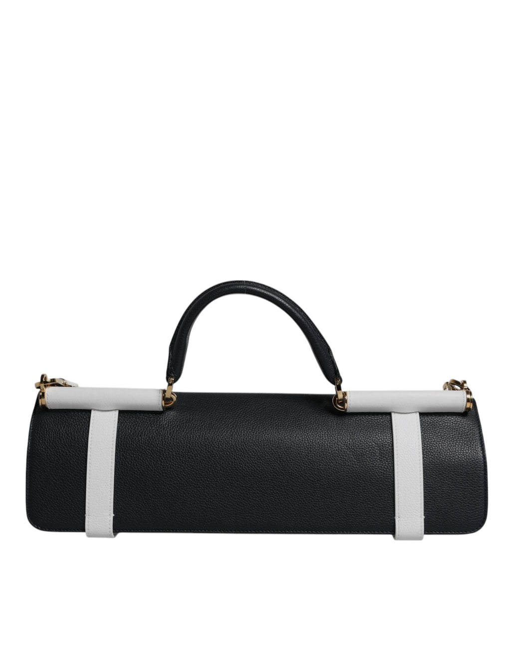 Dolce & Gabbana Blue and White Calfskin Crossbody Shoulder Bag