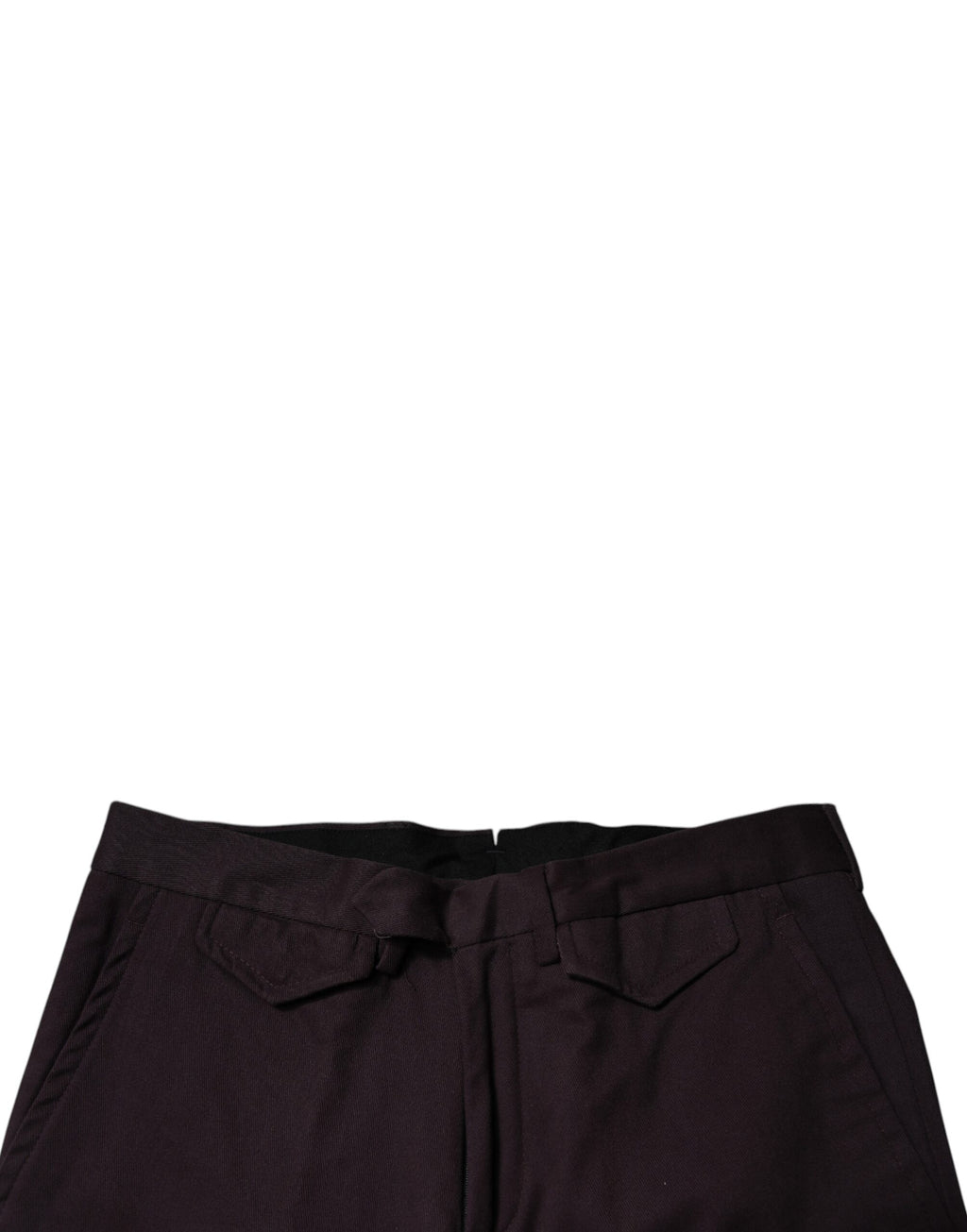 BENCIVENGA Brown Pure Cotton Slim Fit Men's Suit Trousers