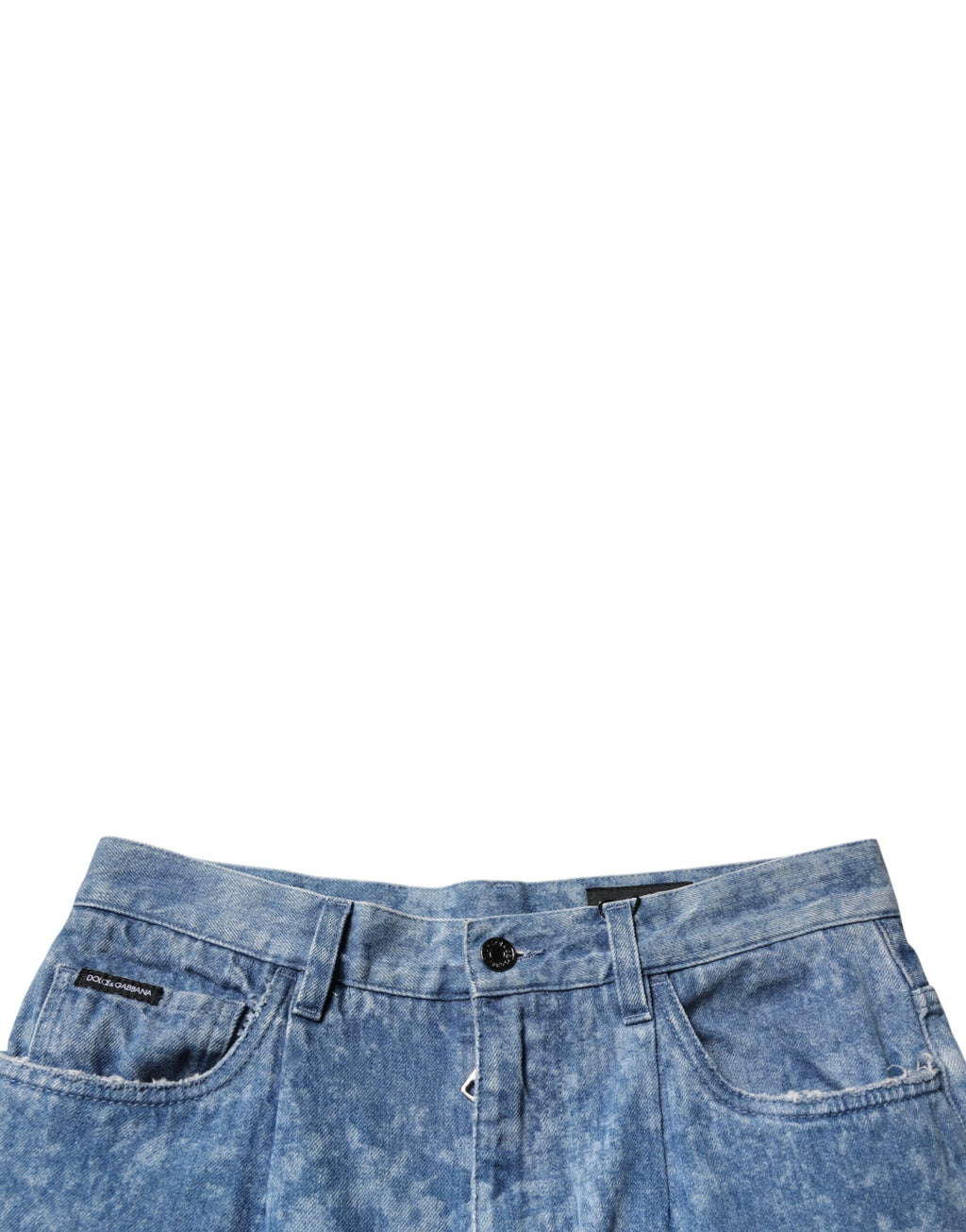 Dolce & Gabbana Blue Tie Dye Cotton Skinny Men's Denim Jeans