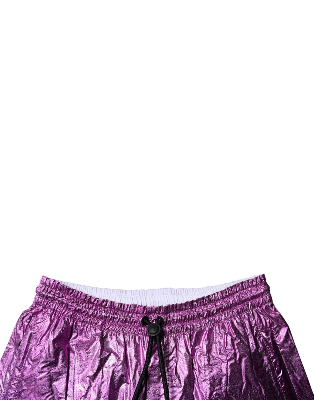 Dolce & Gabbana Metallic Pink Purple Two-Tone Bermuda Shorts