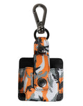 Dolce & Gabbana Multicolor Camouflage Leder Airpods Tasche