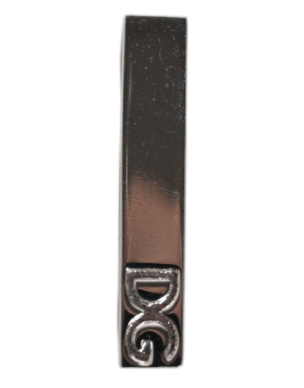 Dolce & Gabbana Silver-tone Brass Logo Tie Clip Bar
