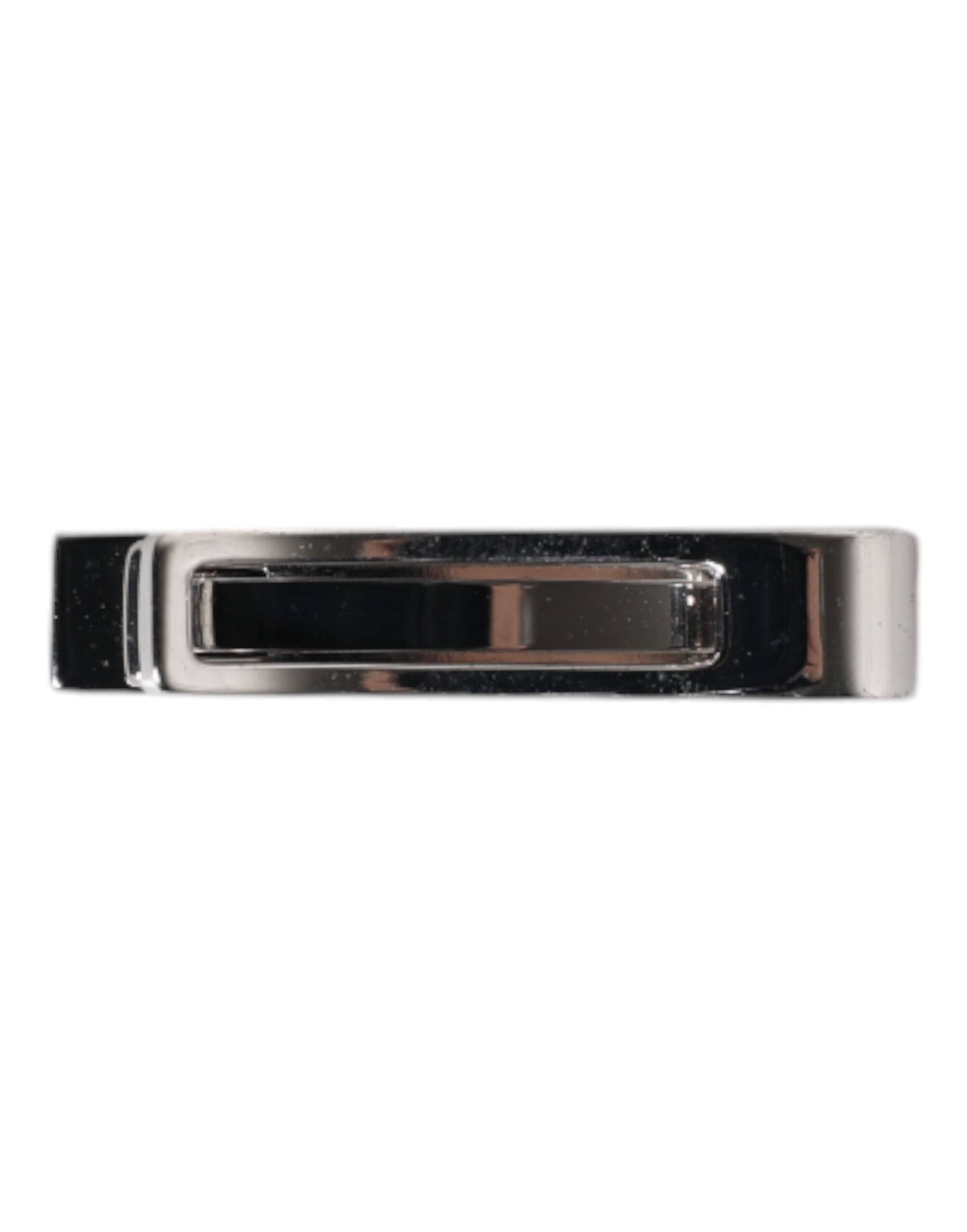 Dolce & Gabbana Silver-tone Brass Logo Tie Clip Bar