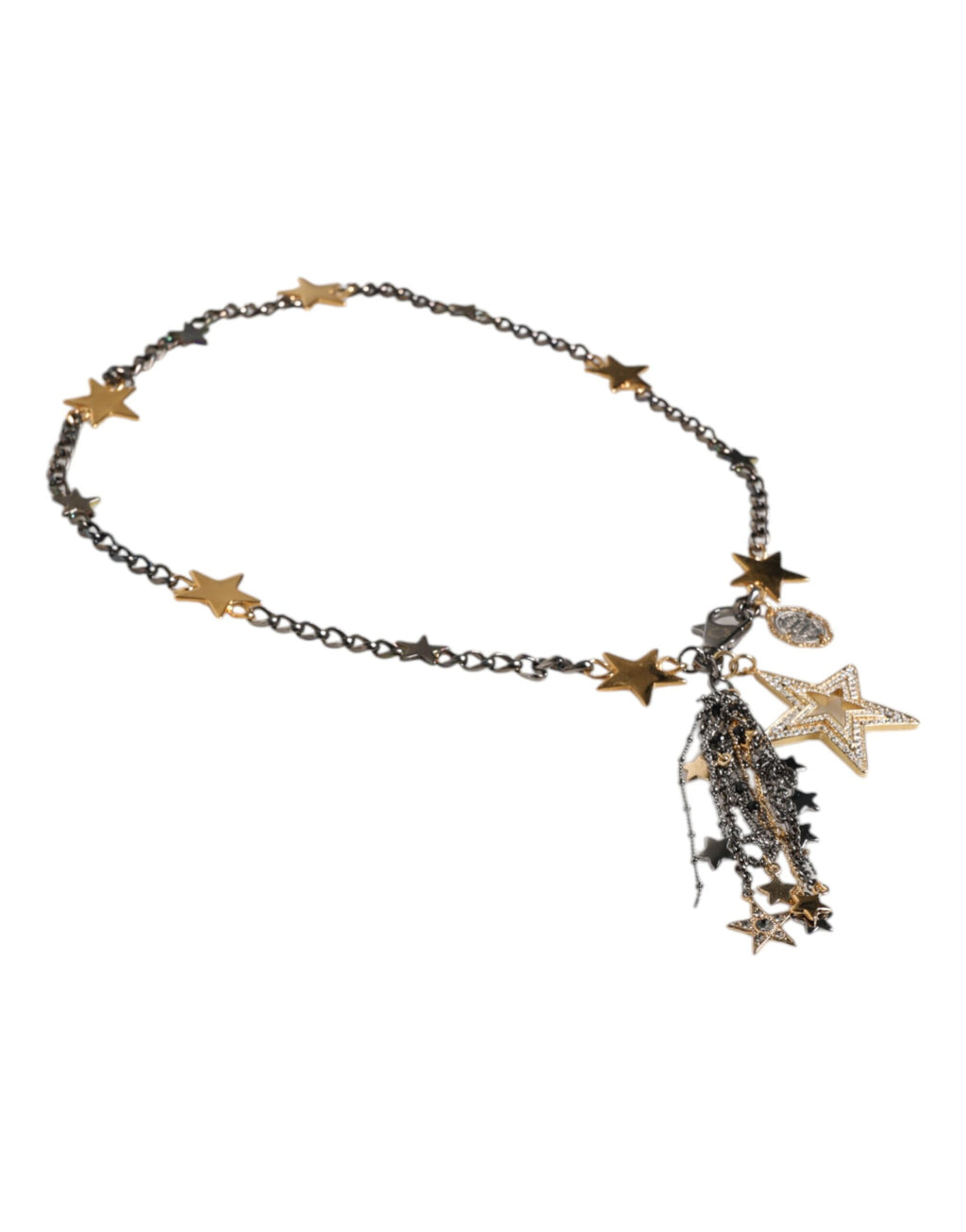 Dolce & Gabbana Silber Gold Messing verschönert Taille Kette Gürtel