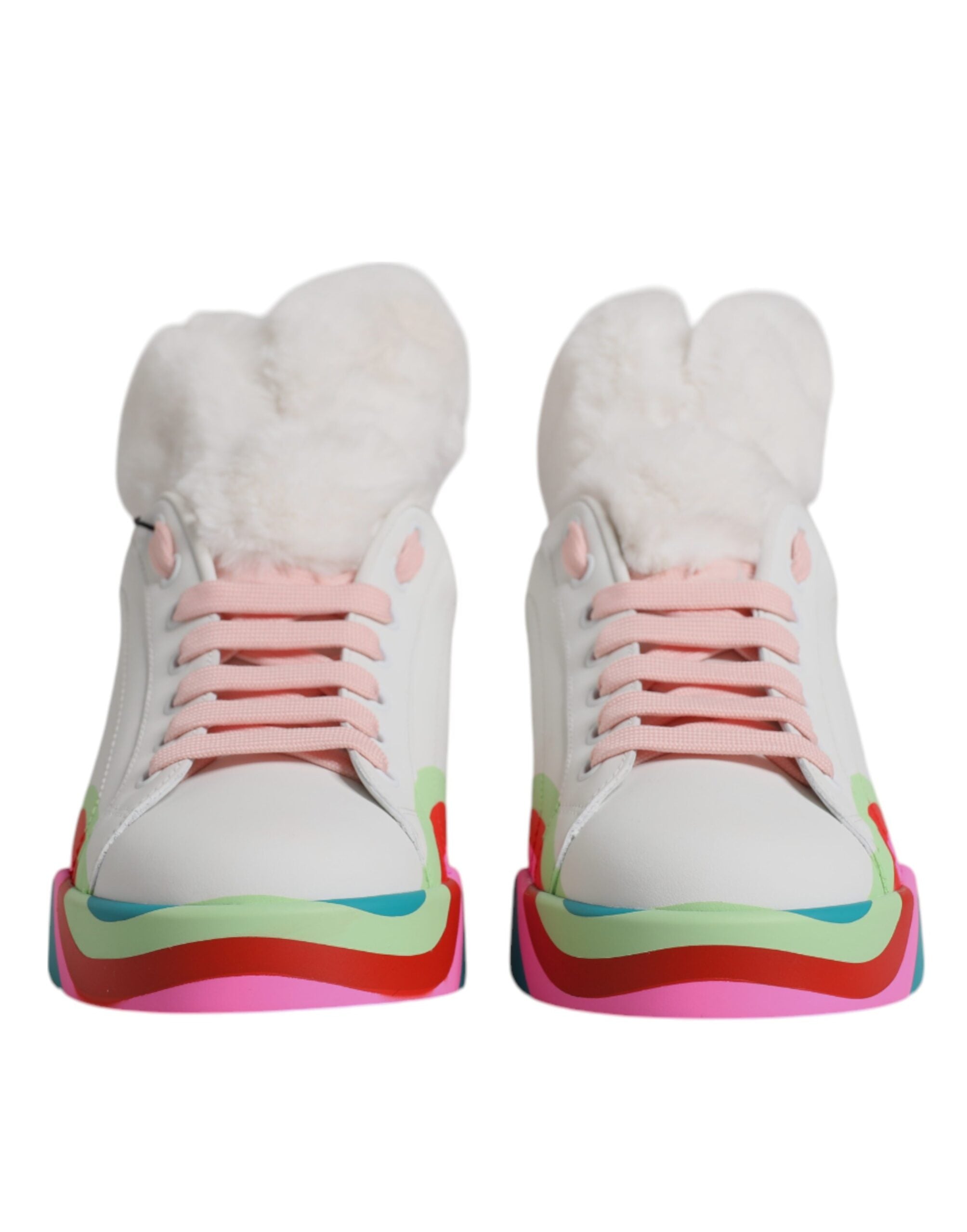 Dolce & Gabbana Multicolor Low Top Trainer Sneakers Shoes