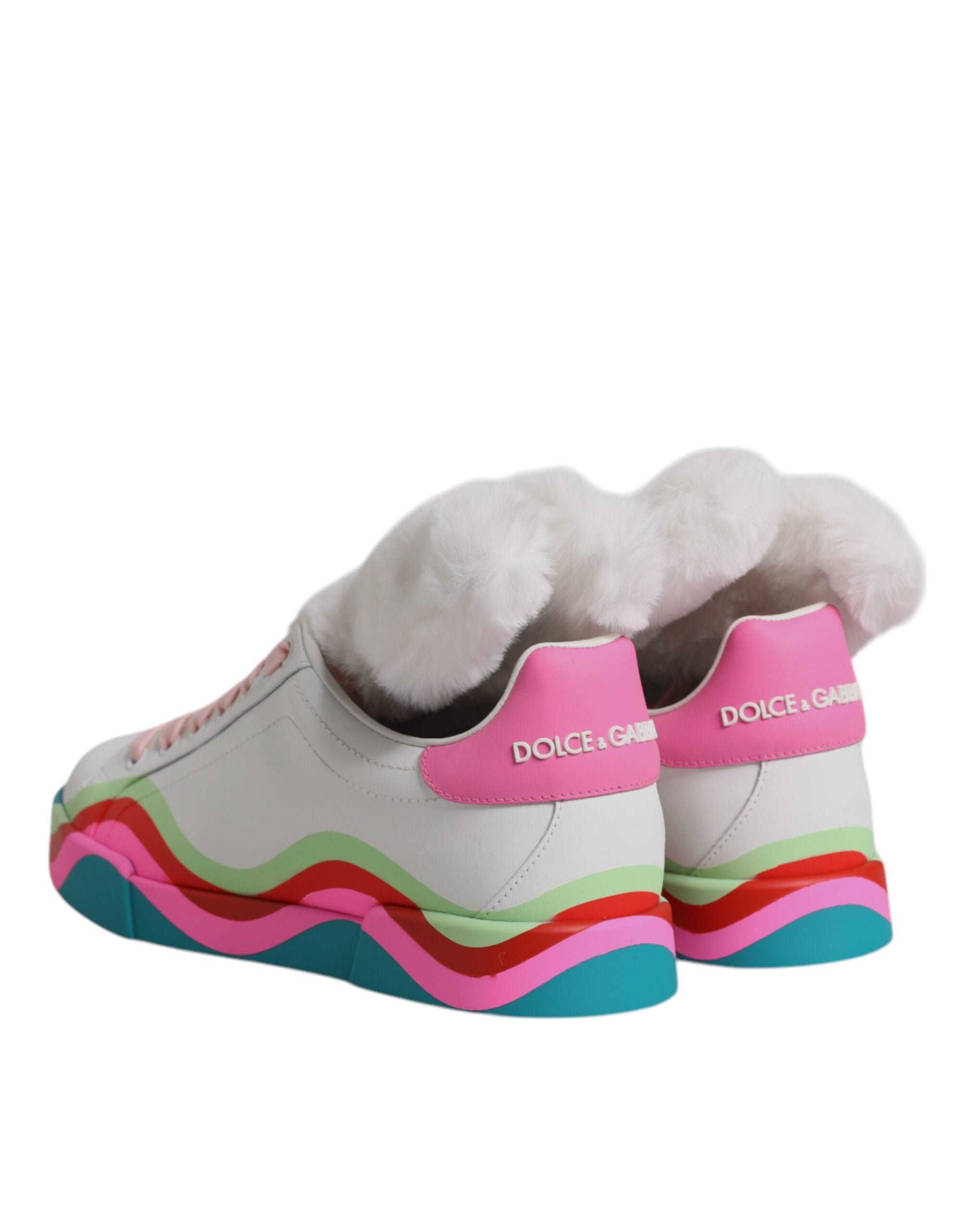 Dolce & Gabbana Multicolor Low Top Trainer Sneakers Shoes