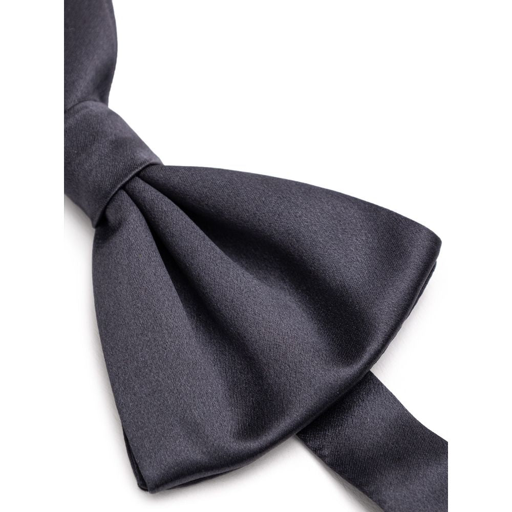 Dolce & Gabbana Graue Seidenfliege