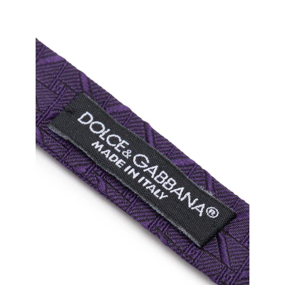 Dolce & Gabbana Seidenfliege in Violett