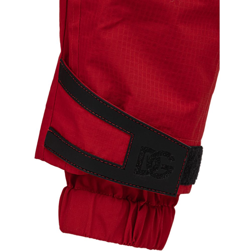 Dolce & Gabbana Red Polyamide Sports Leggings