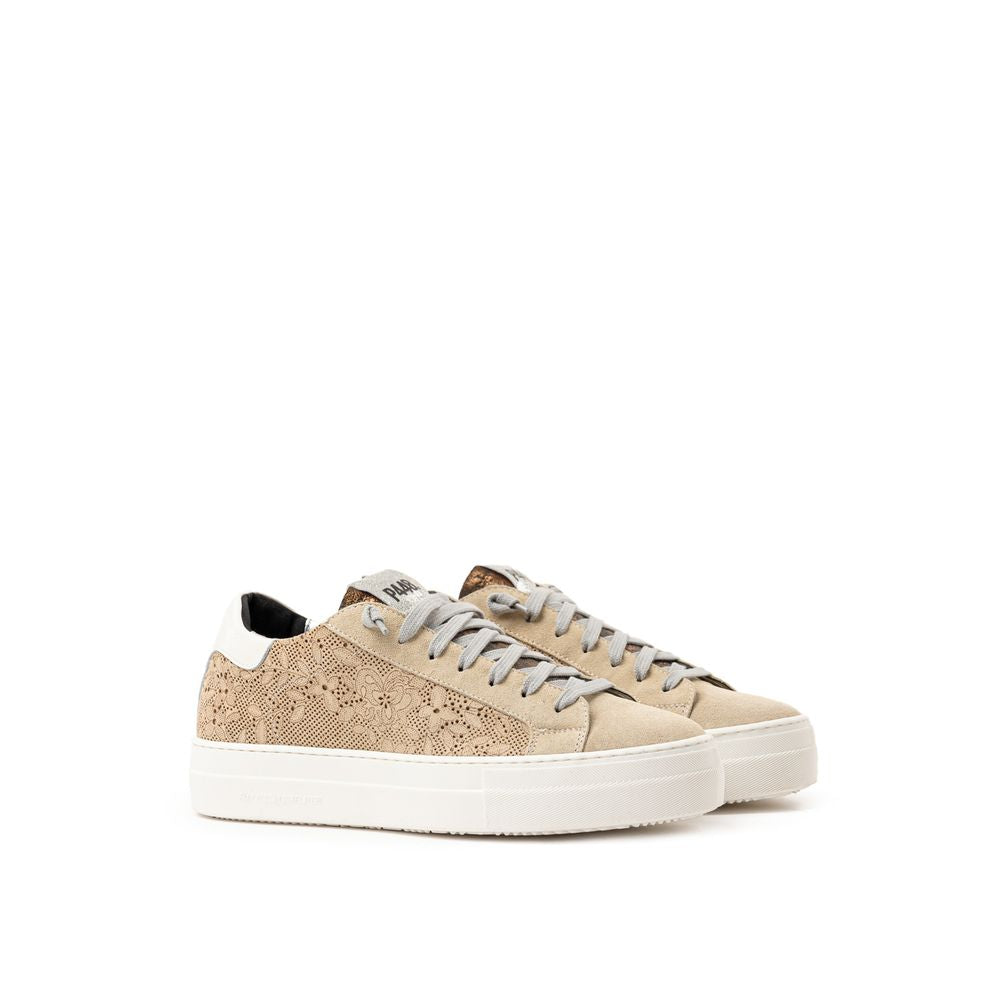 P448 Beige Leder Athletic Sneaker
