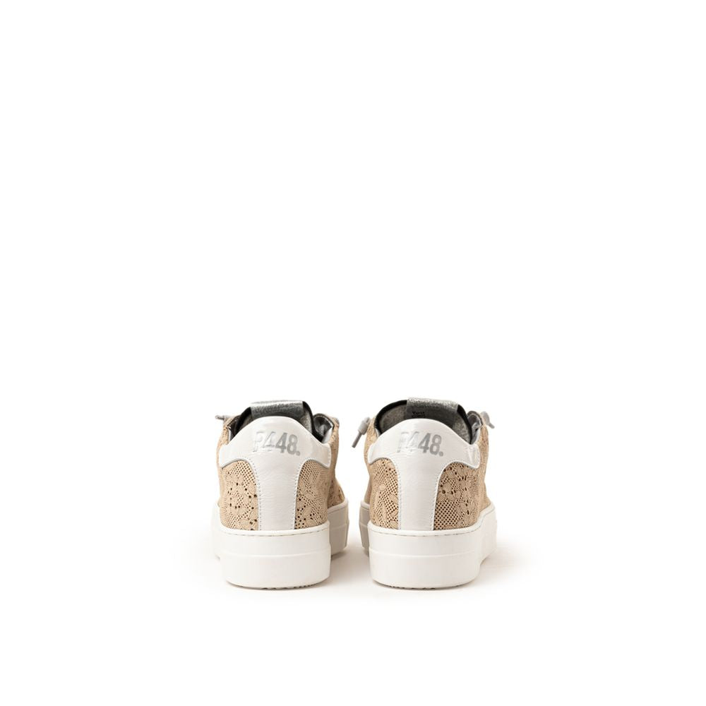 P448 Beige Leder Athletic Sneaker
