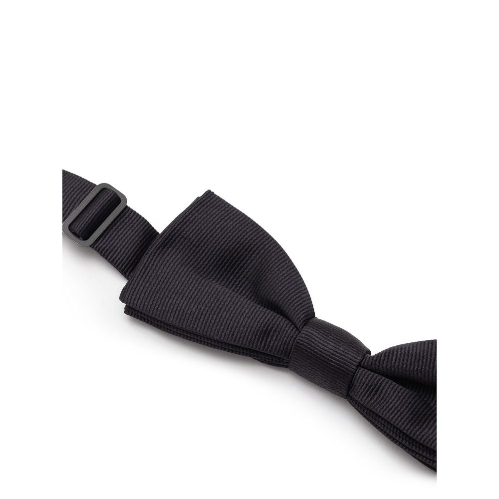 Dolce & Gabbana Schwarze Seidenfliege