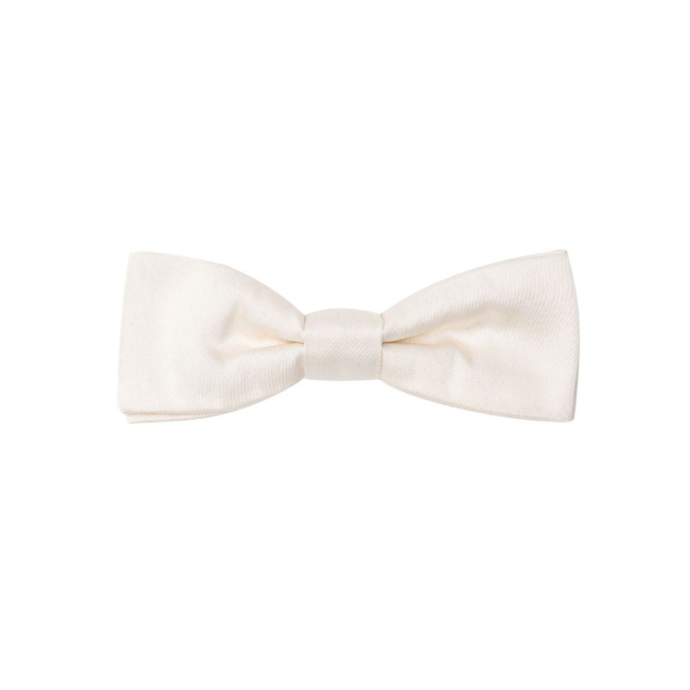 Dolce & Gabbana White Silk Bow Tie