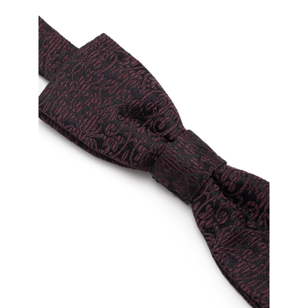 Dolce & Gabbana Black Silk Bow Tie