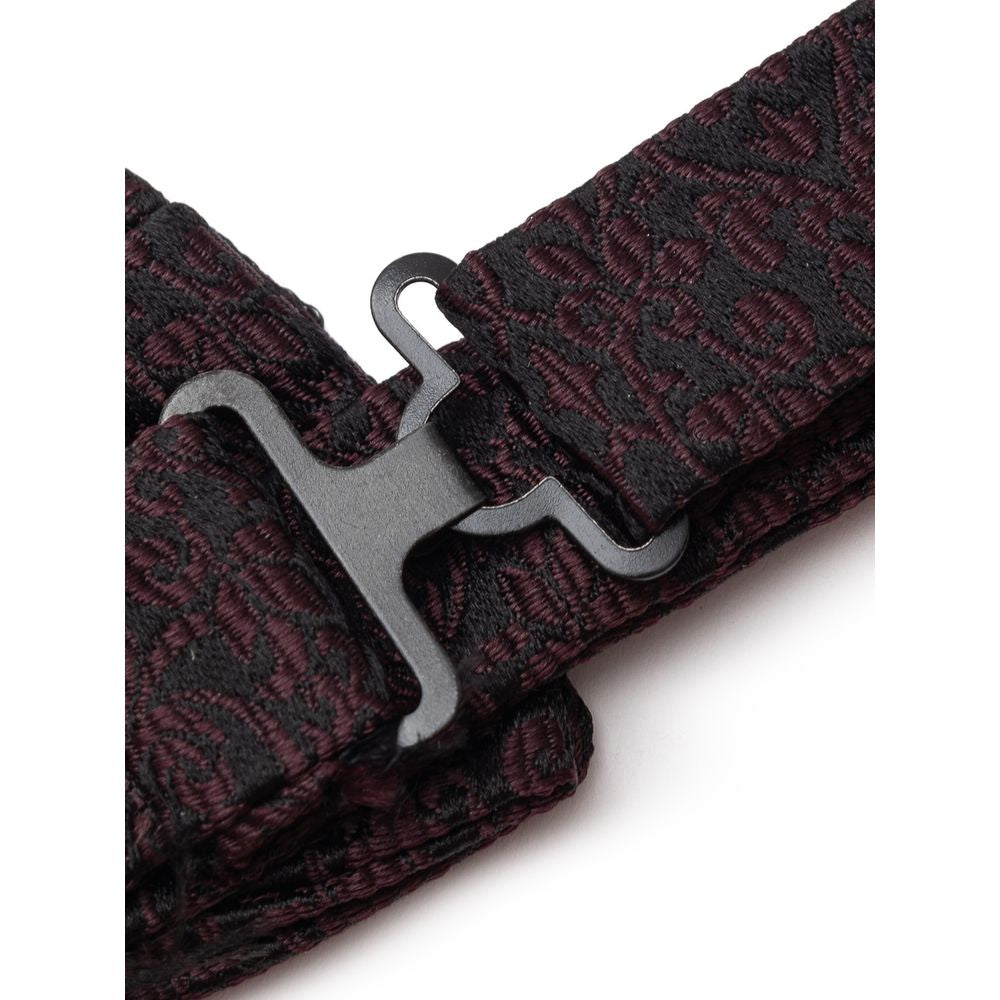 Dolce & Gabbana Black Silk Bow Tie