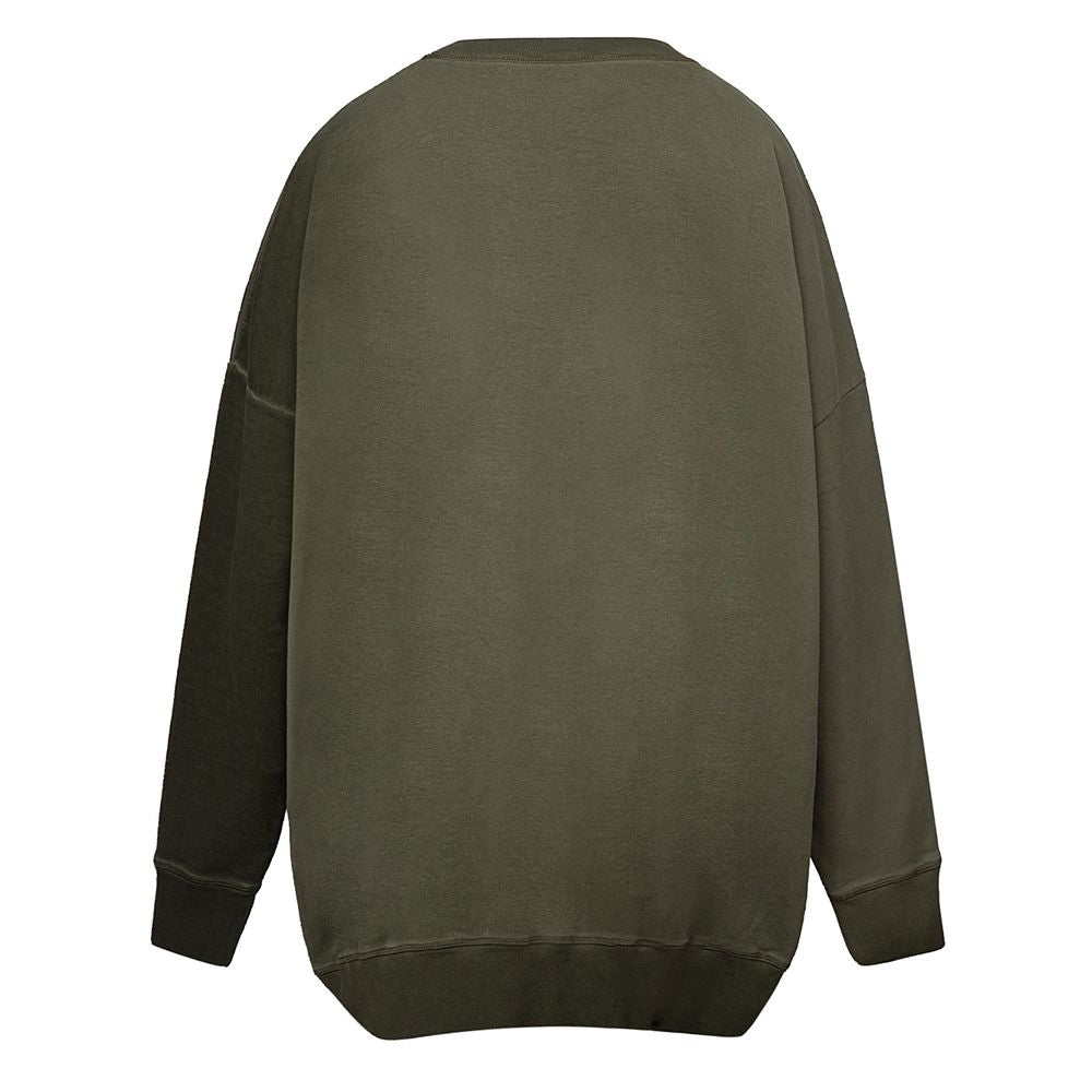 Dsquared² Baumwoll-Sweatshirt in Grün
