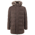 Herno Brown Cotton Bomber Jacket