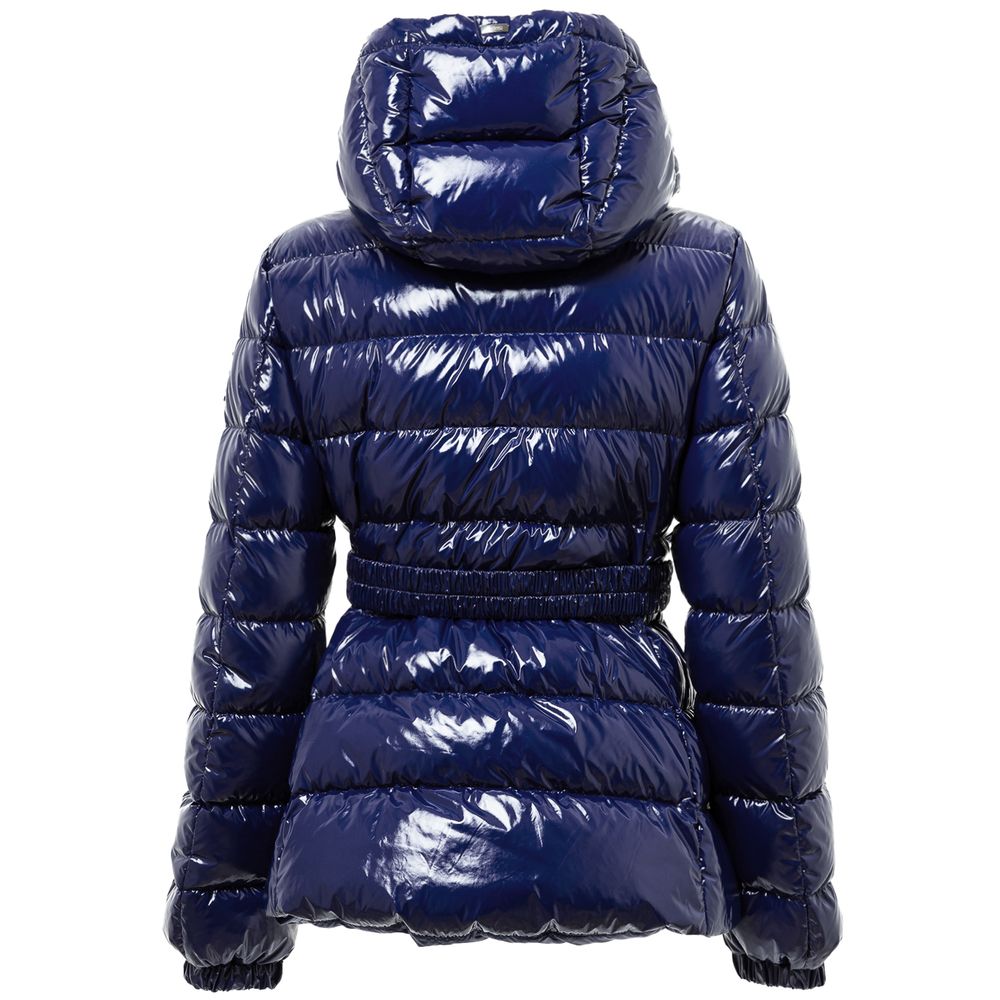 Herno Blauer Polyamid-Mantel