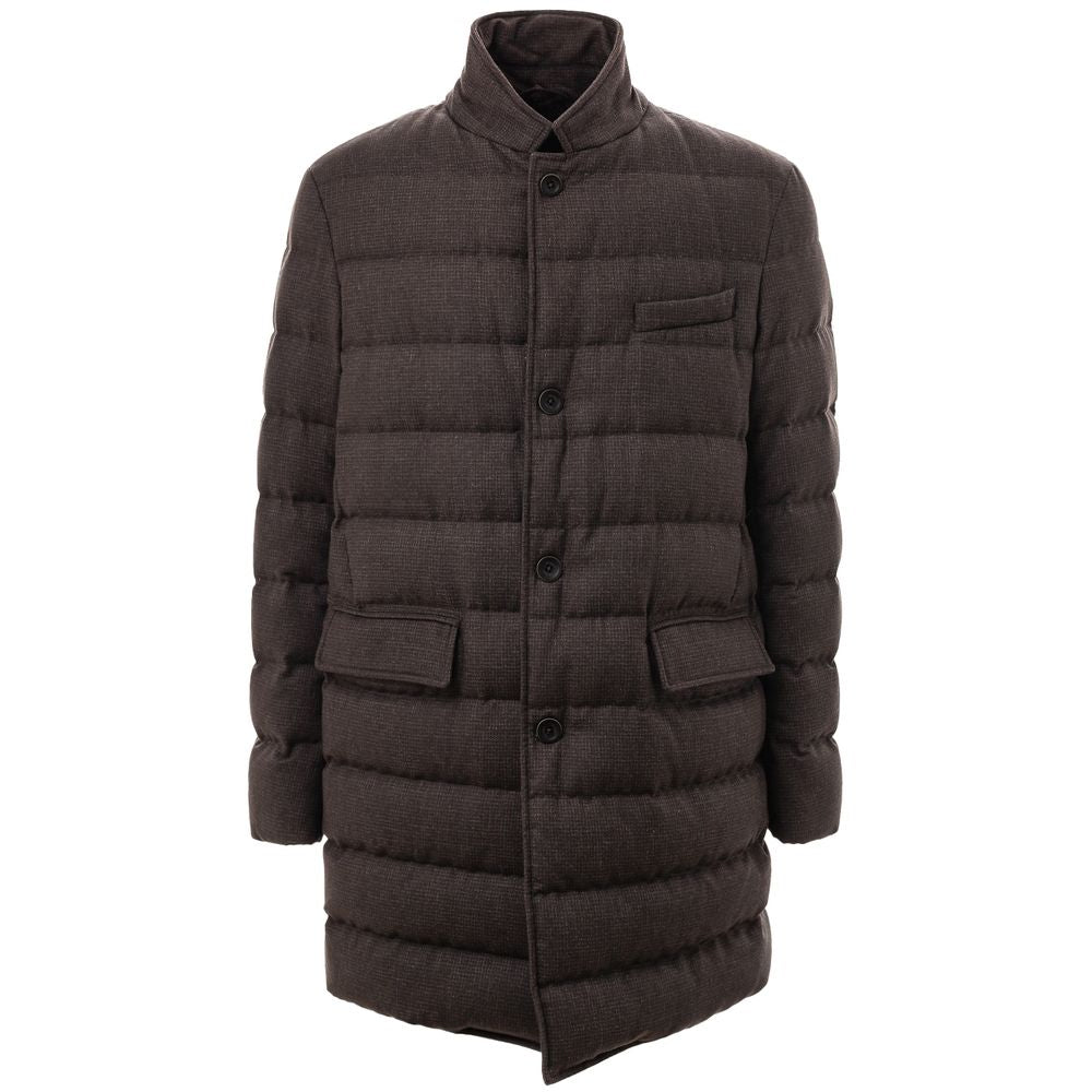 Herno Brown Wool Jackets &amp