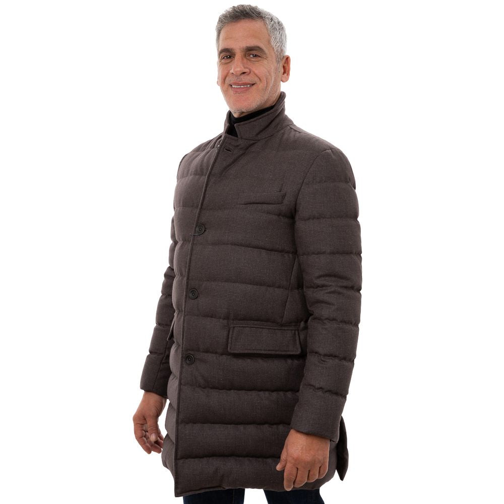Herno Brown Wool Jackets &amp