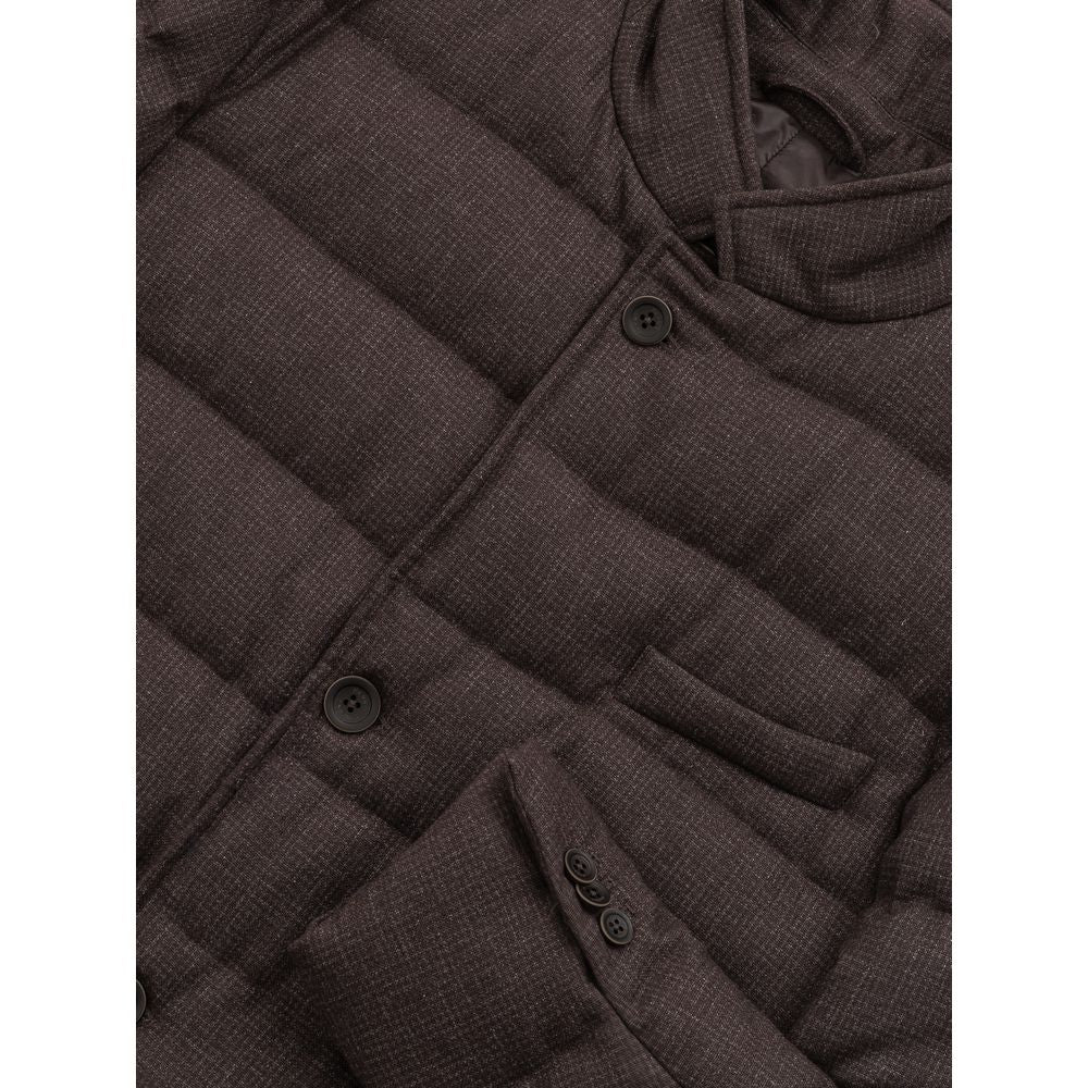 Herno Brown Wool Jackets &amp