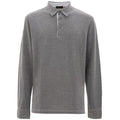 Corneliani Grey Cotton Polo Shirt