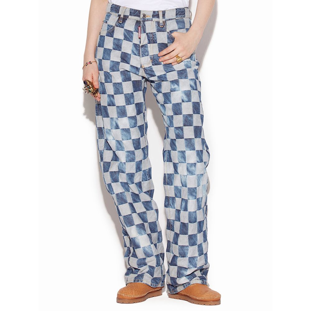 Dsquared² Bequeme Jeans aus Baumwolle in Blau