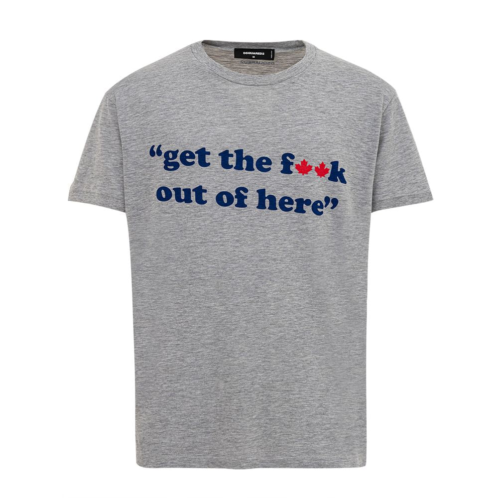 Dsquared² Grey Cotton T-Shirt