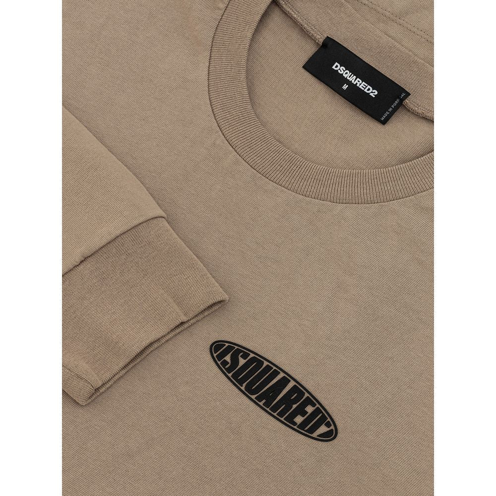 Dsquared² T-Shirt aus beiger Baumwolle