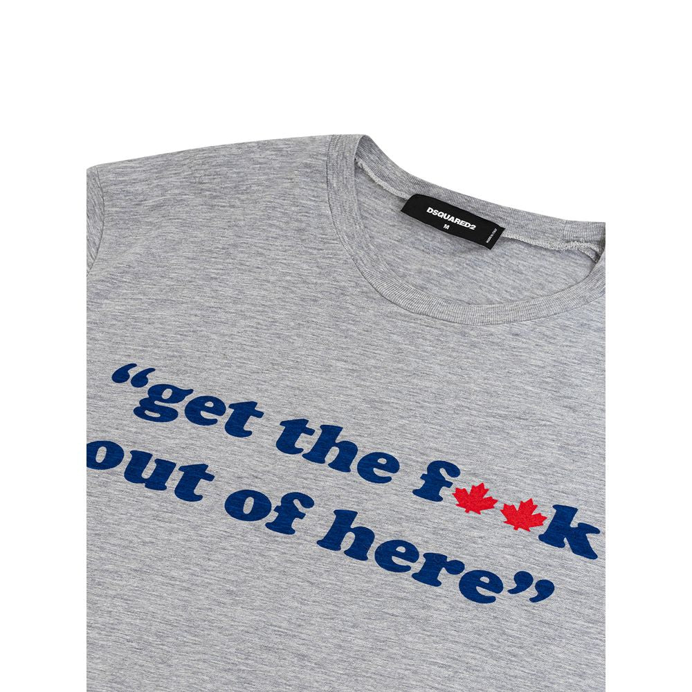 Dsquared² Grey Cotton T-Shirt