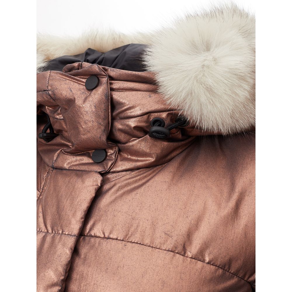 Peuterey Vollständige Jacke aus rosa Polyester
