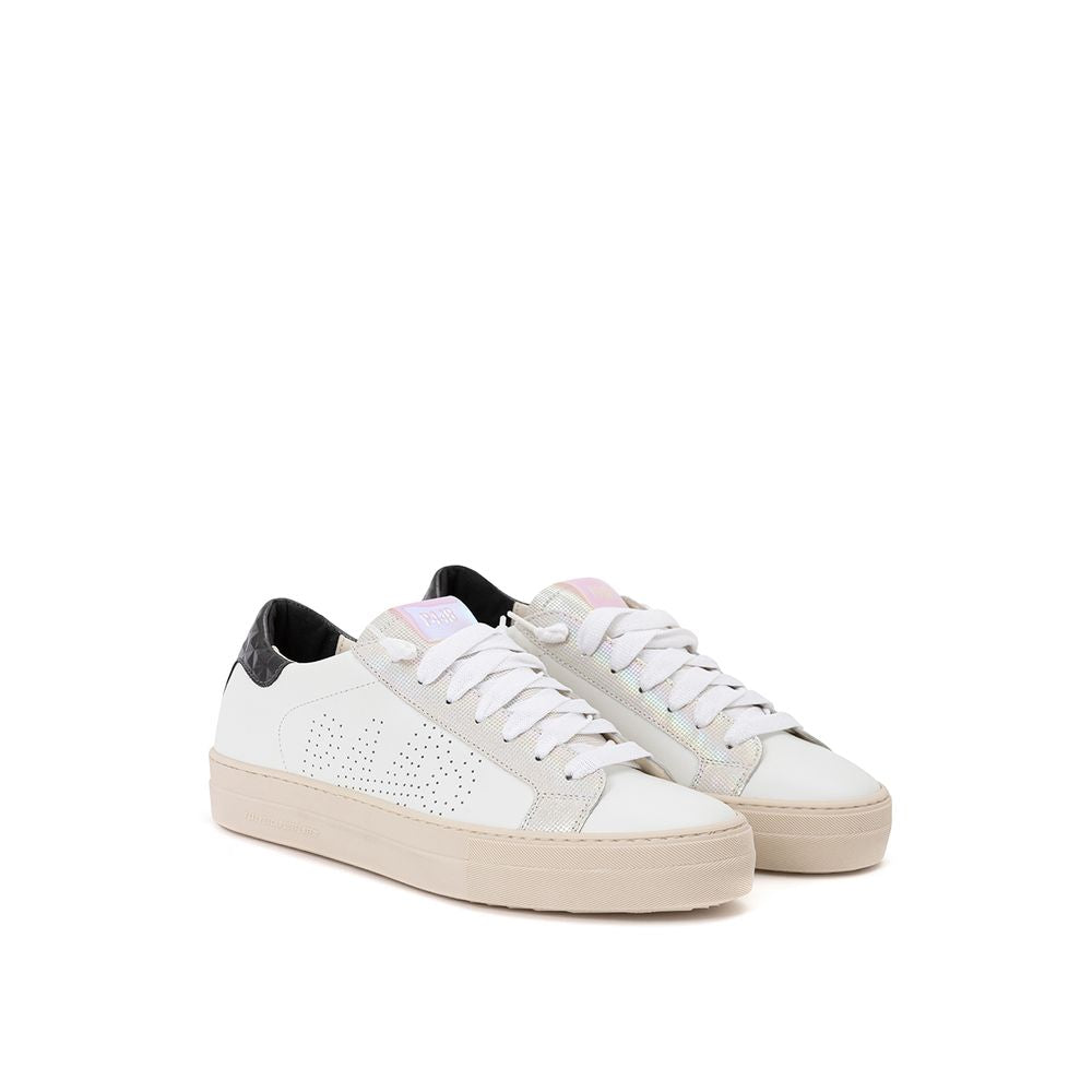 P448 Elevate Your Sneaker Game With All-White Italian Leather Kicks