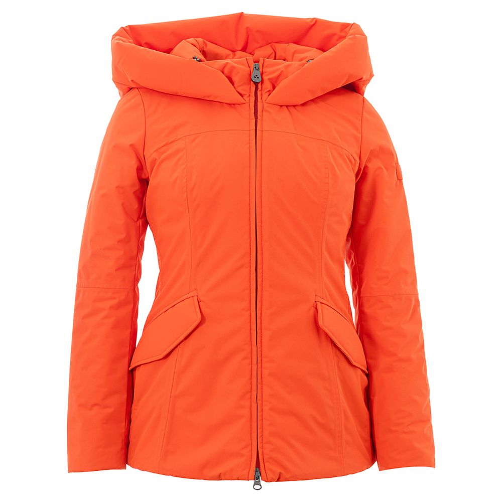 Peuterey Elegant Orange Women's Polyester Jacket