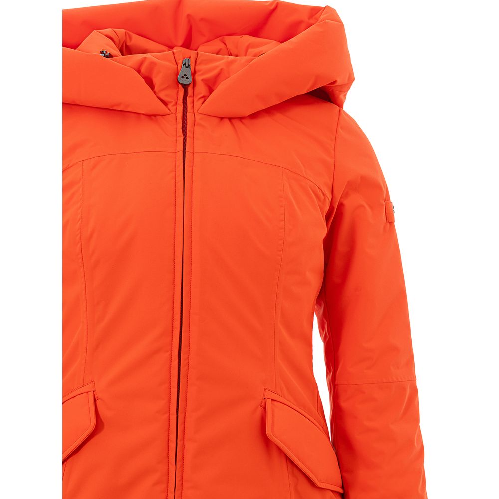 Peuterey Elegant Orange Women's Polyester Jacket