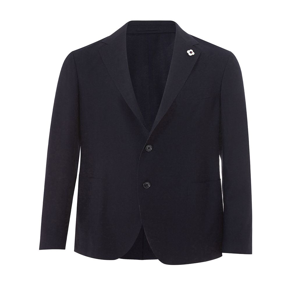Elegant Lardini jacket in blue cotton
