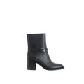 Burberry Schwarze Leder-Stiefeletten